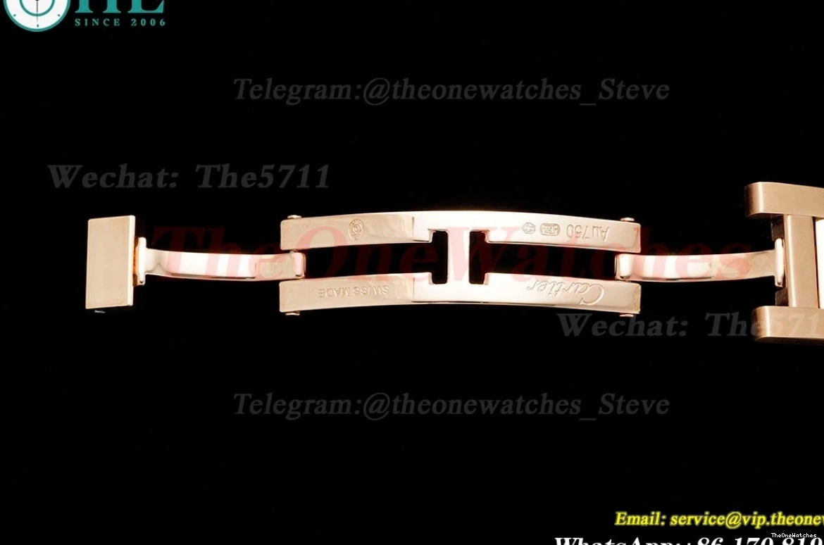 Ladies RG Dial Dia White 30mm AF RG Quartz De Pasha Cartier 0116